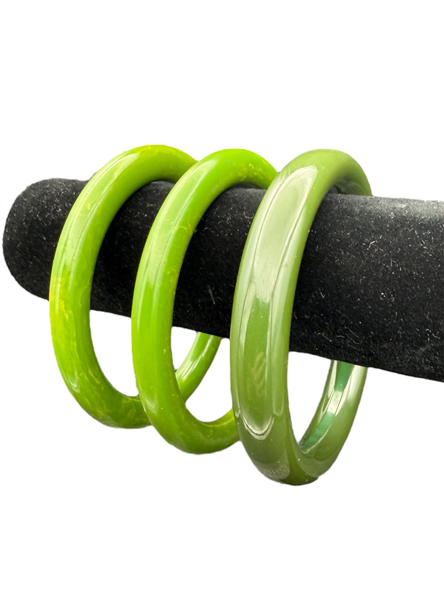 Bakelite Bangles Green Set