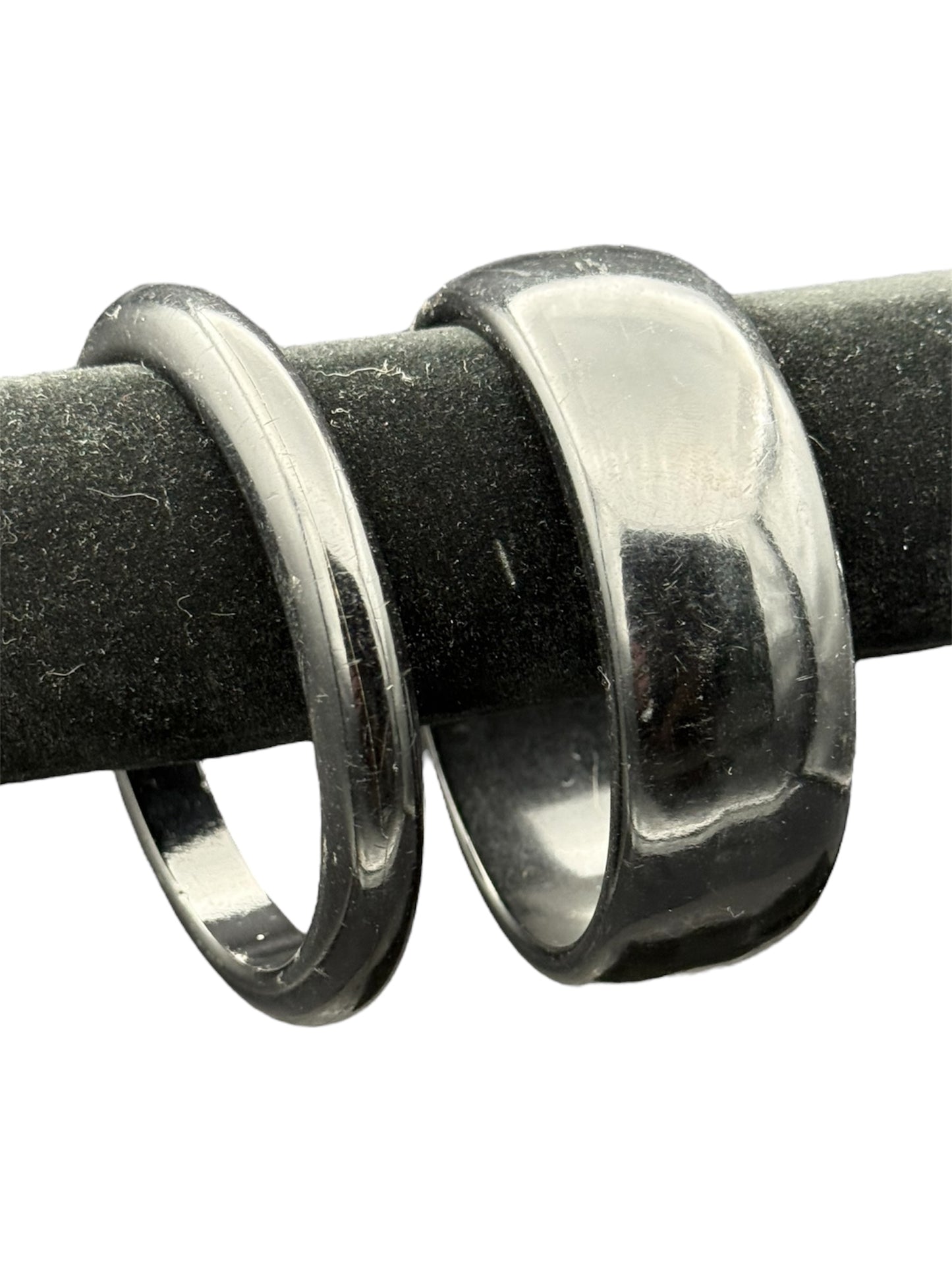 Bakelite Bangle Set Black