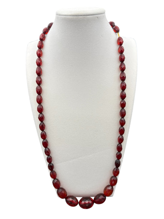 30s Bakelite Beaded Necklace