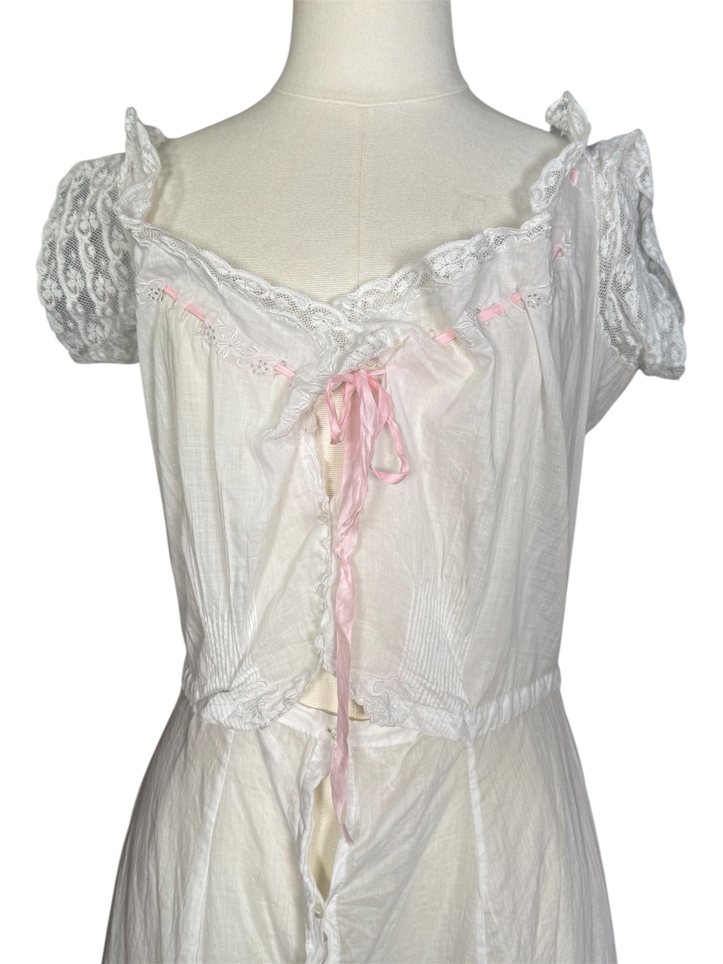 Edwardian Lace Chemise Dress