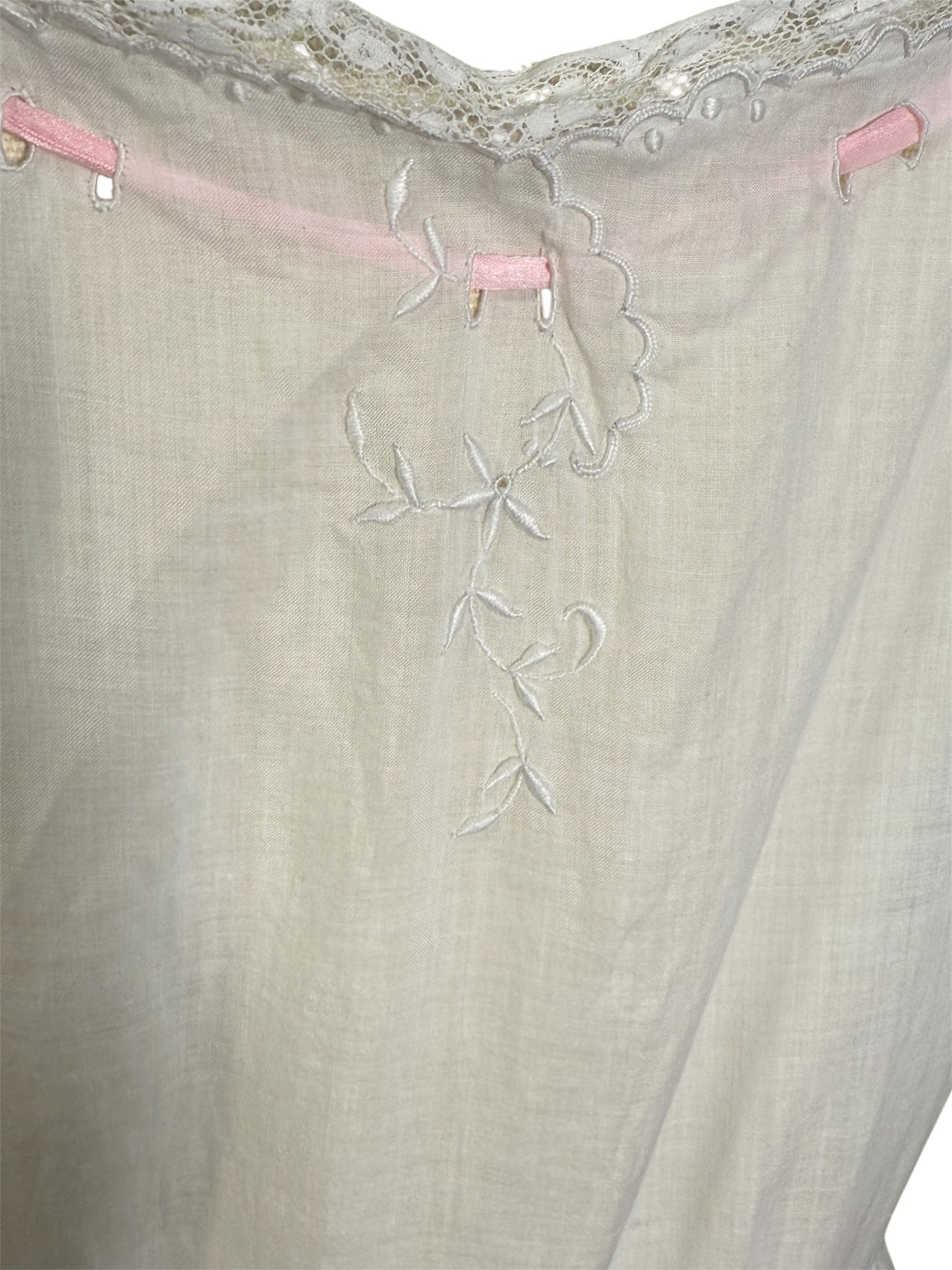 Edwardian Lace Chemise Dress