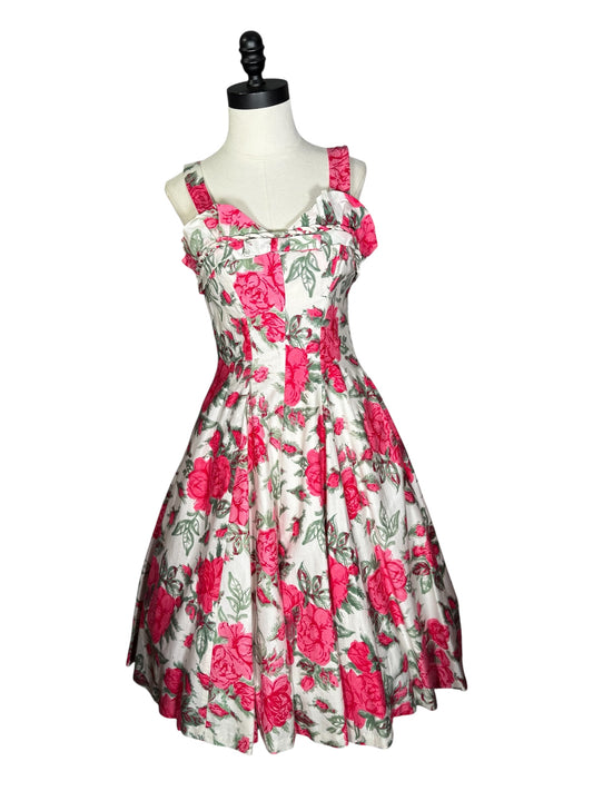 50s Floral Dress
