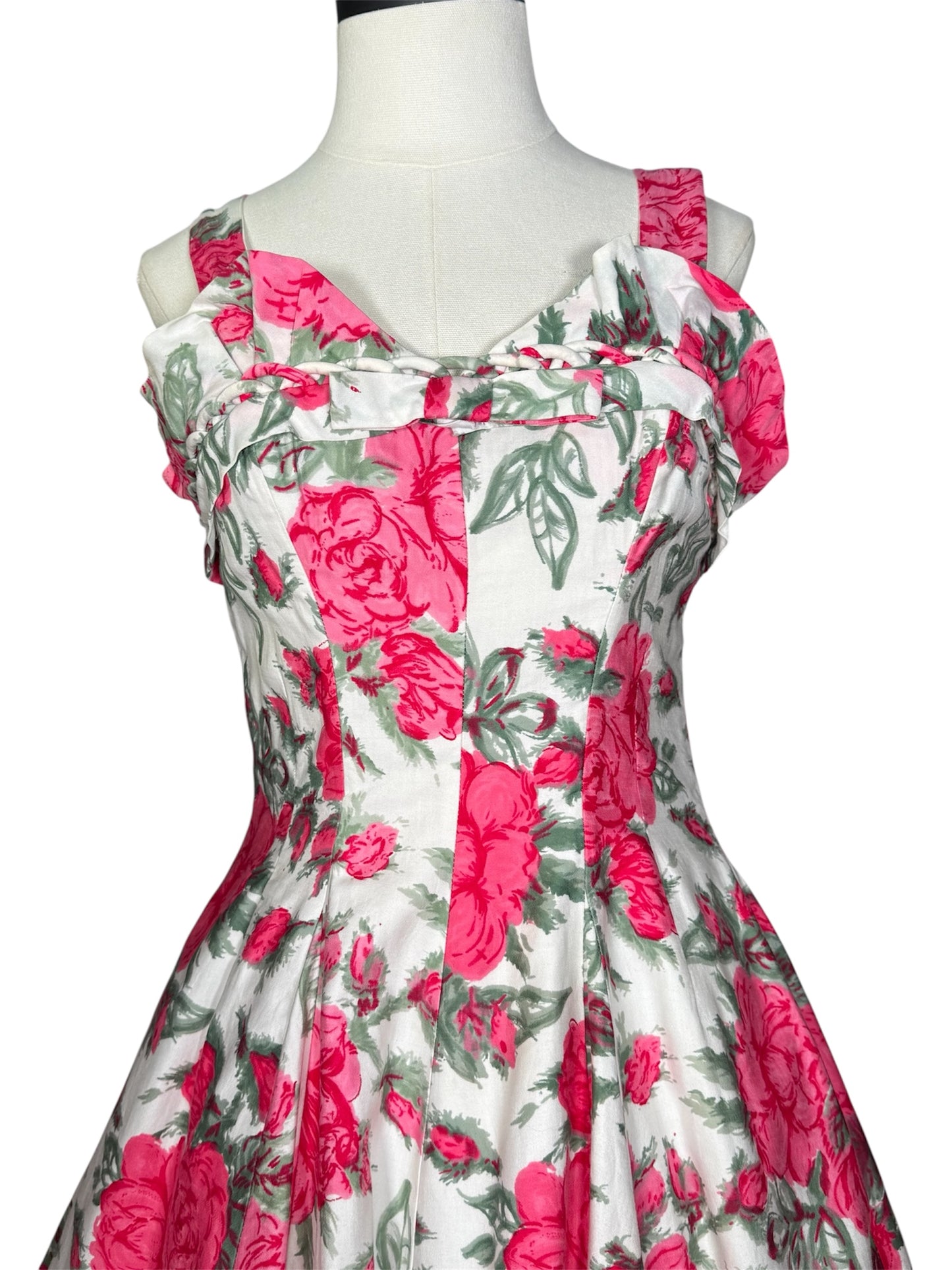 50s Floral Dress