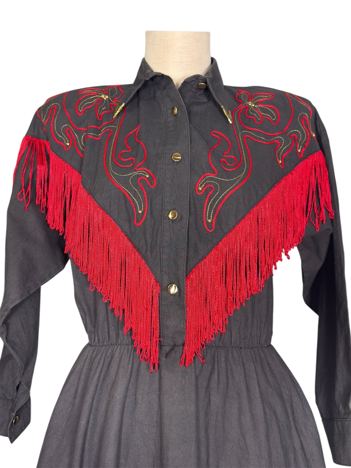 80s Lilia Smitty Western Dress