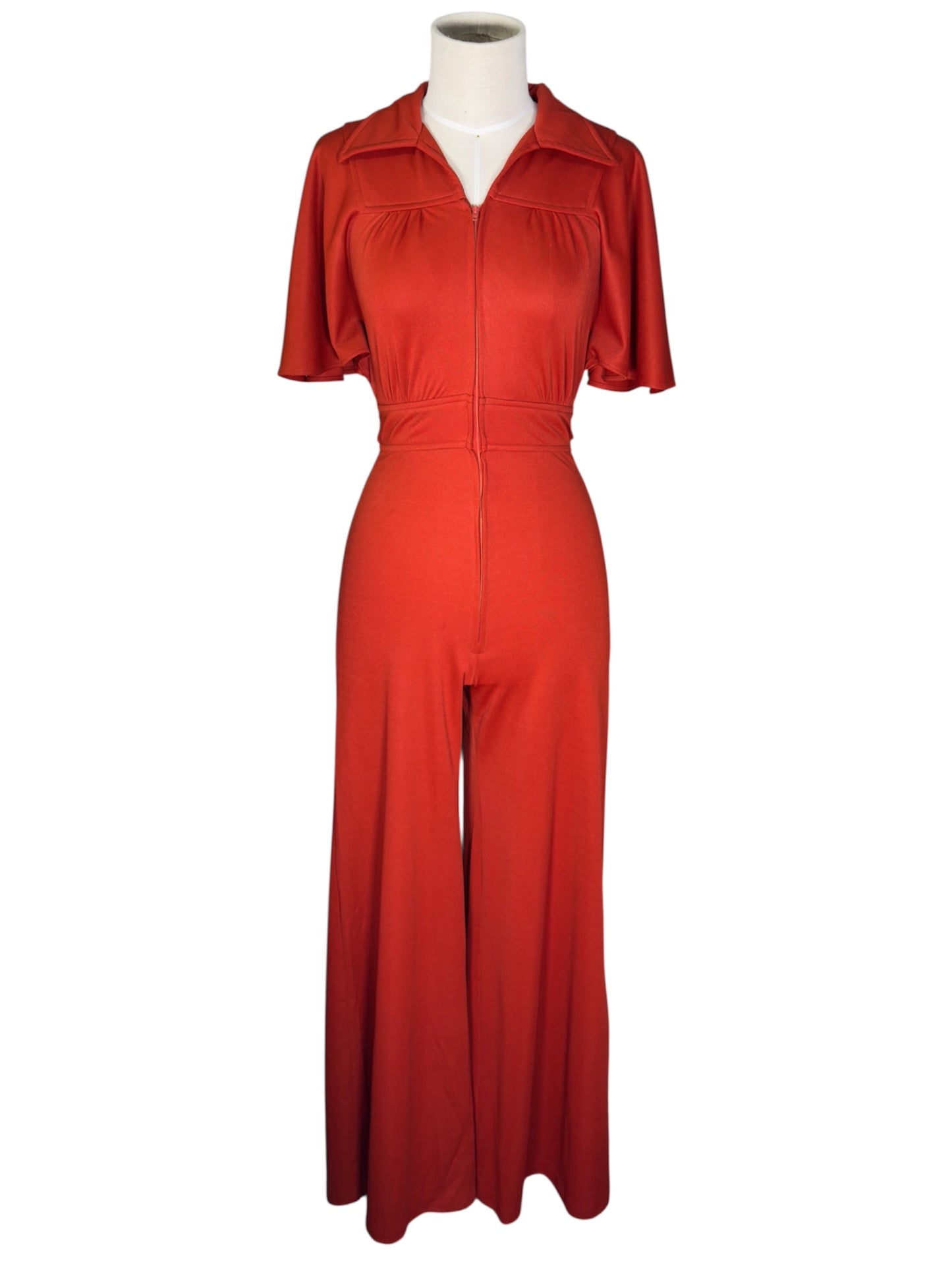 70s Orange Jumpsuit