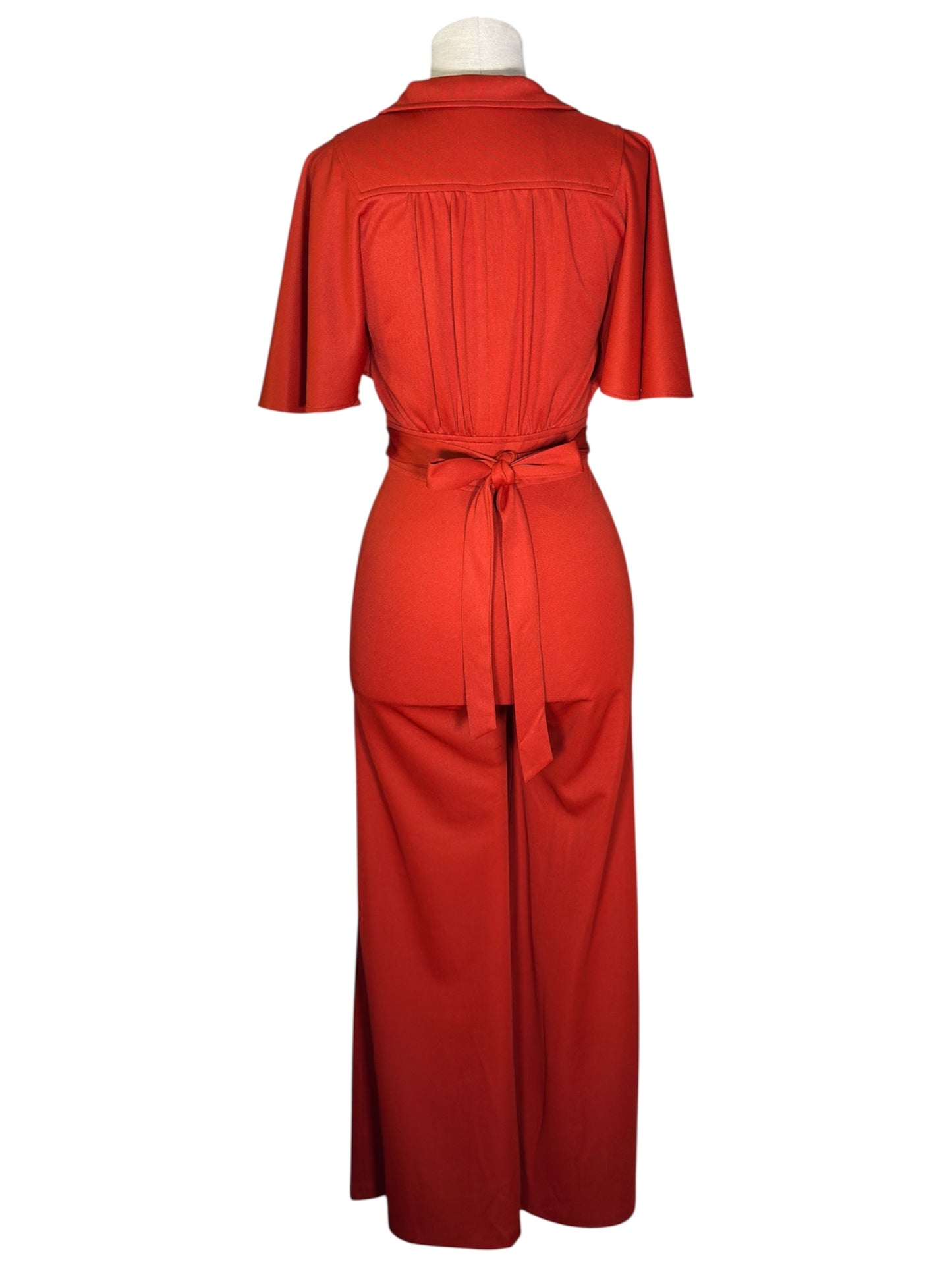70s Orange Jumpsuit