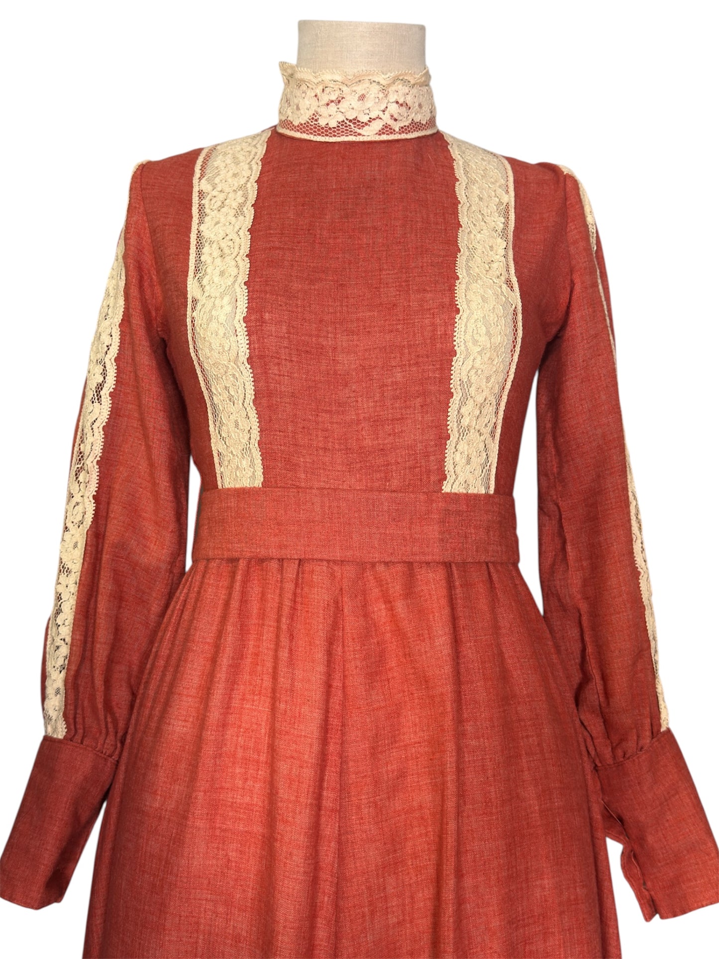 70s Irene Kasmer Prairie Dress