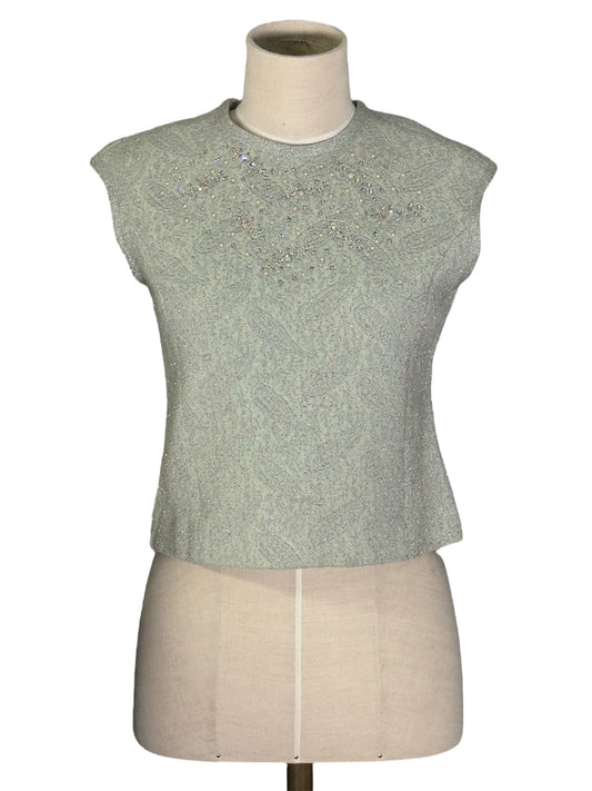 60s Rhinestone Top