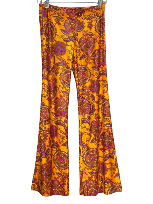 70s Paisley Bell Bottom Pants