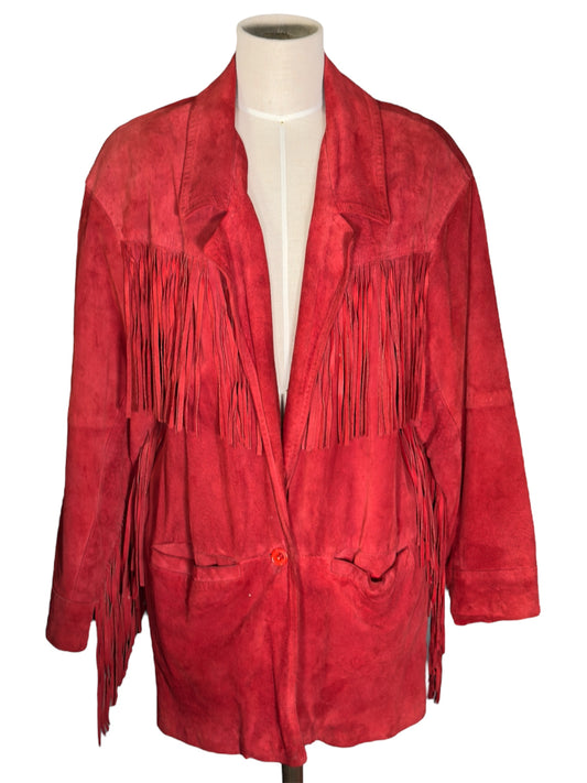 80s Siena Suede Fringe Jacket
