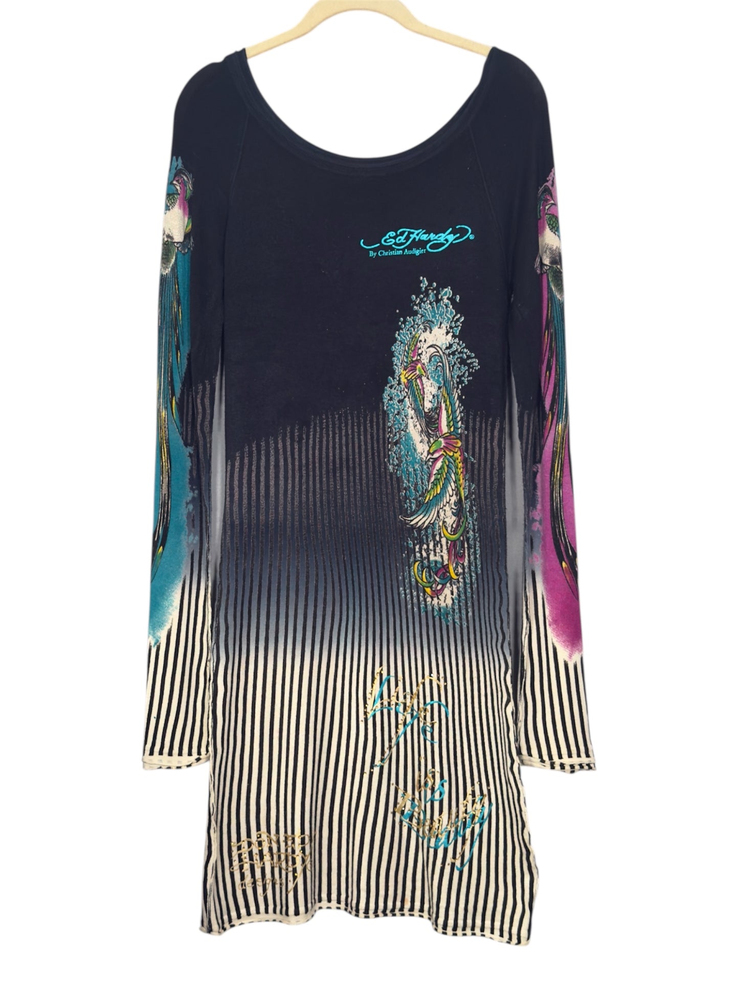 Y2K Ed Hardy by Christian Audigier Dress