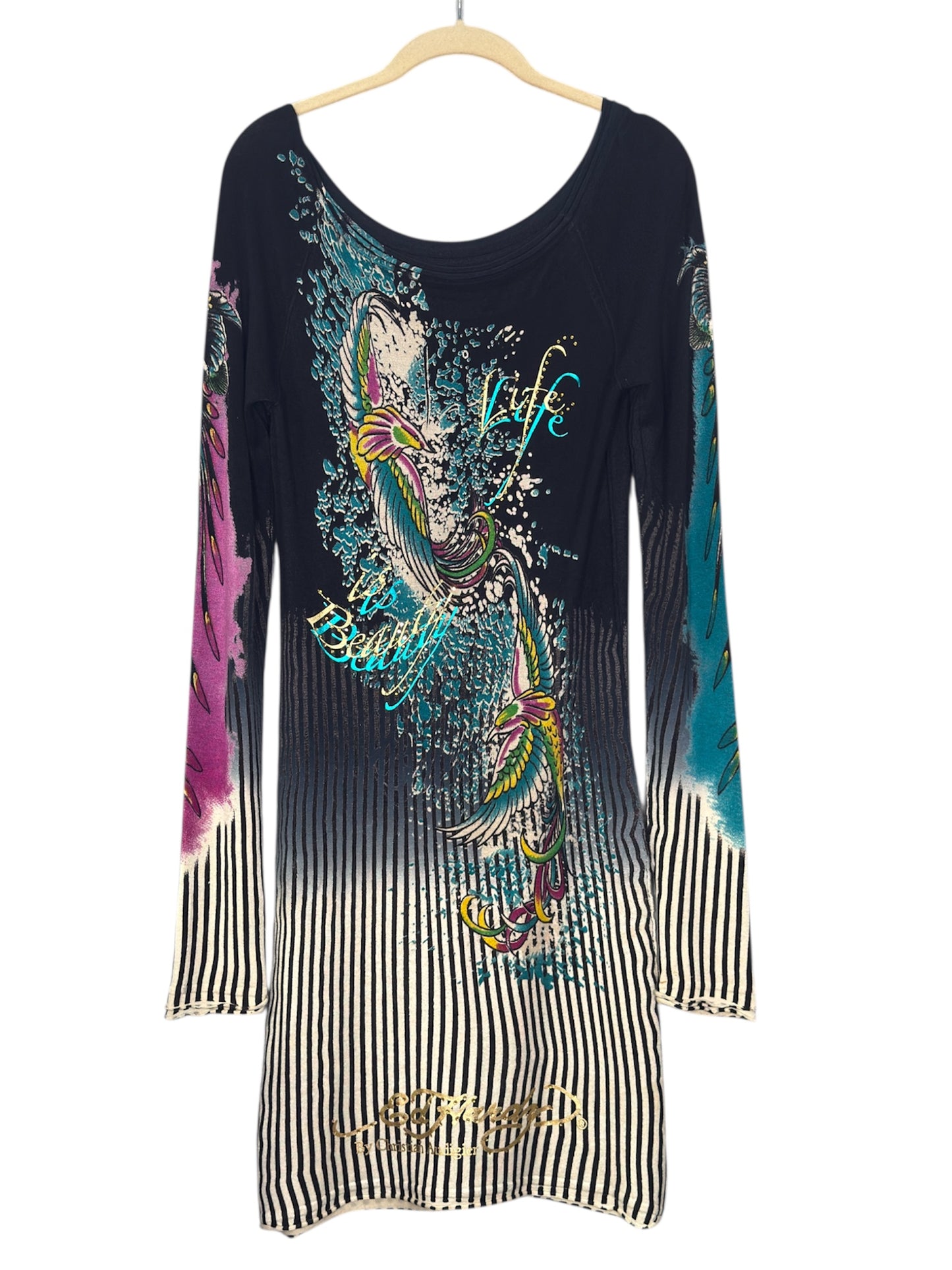 Y2K Ed Hardy by Christian Audigier Dress
