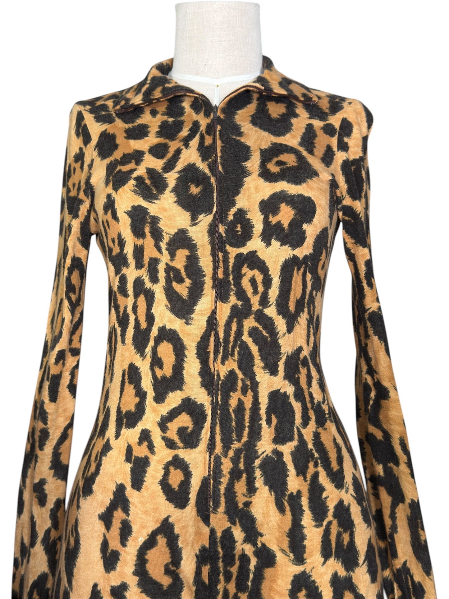 70s Diane Von Furstenberg Cheetah Print Dress