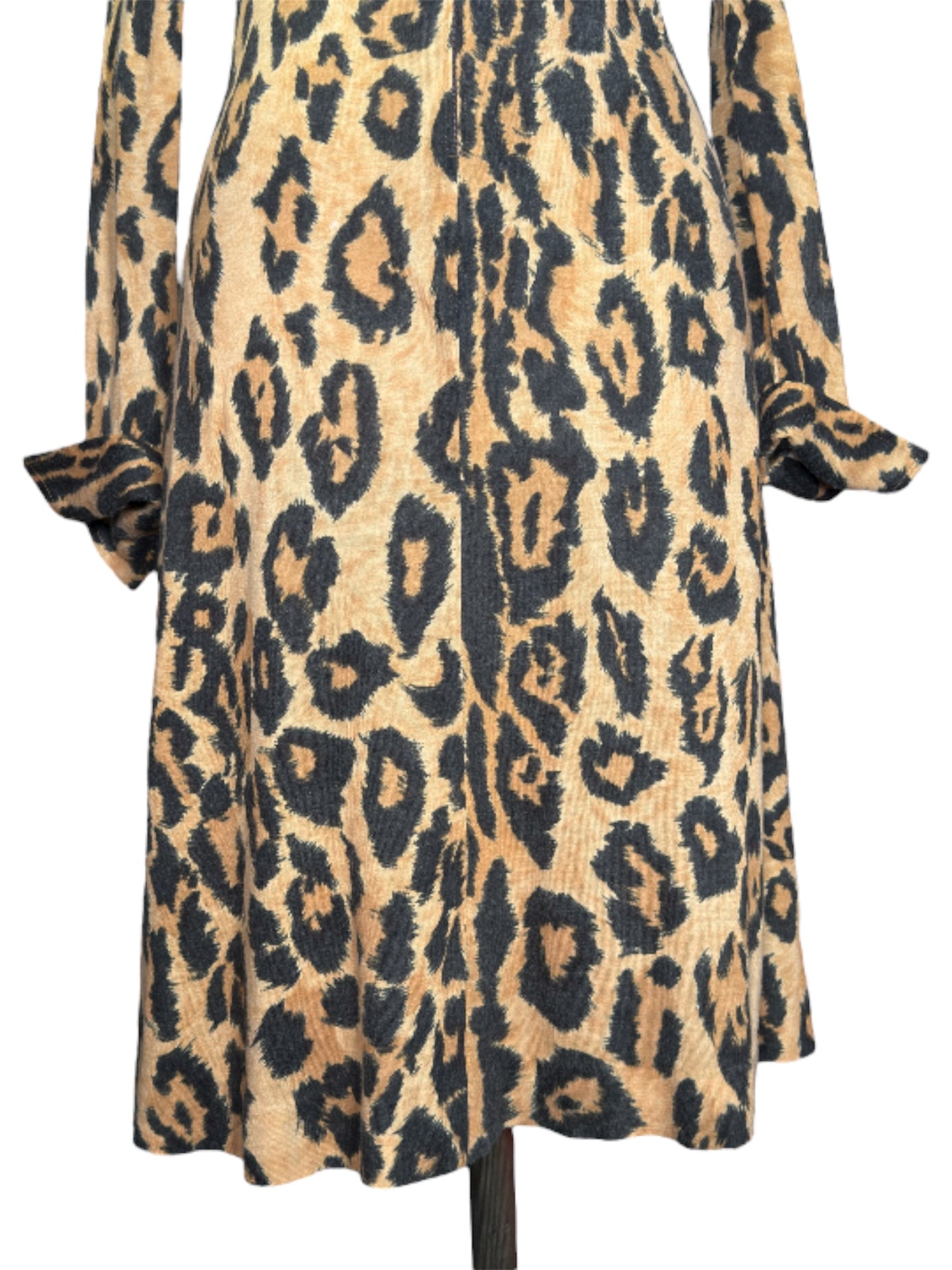 70s Diane Von Furstenberg Cheetah Print Dress