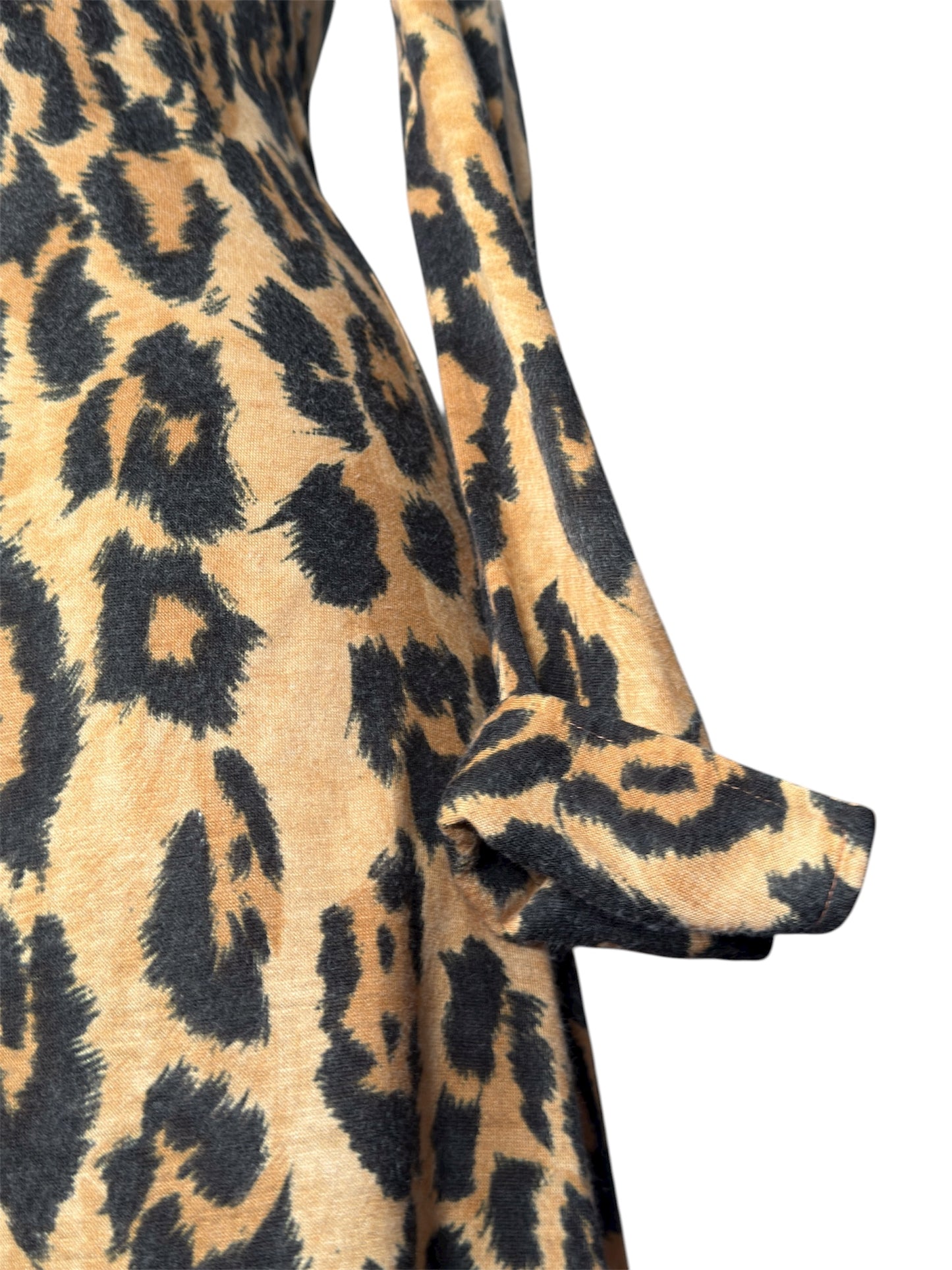 70s Diane Von Furstenberg Cheetah Print Dress