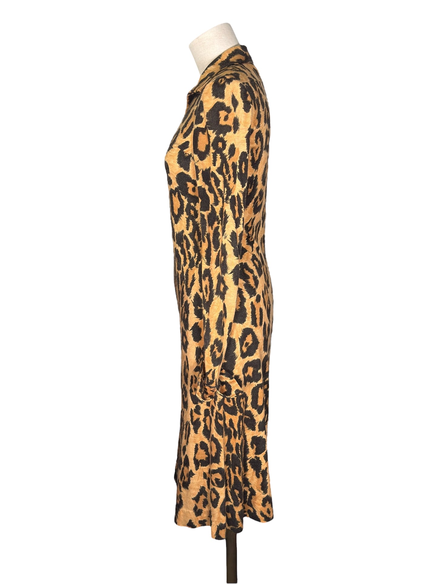 70s Diane Von Furstenberg Cheetah Print Dress