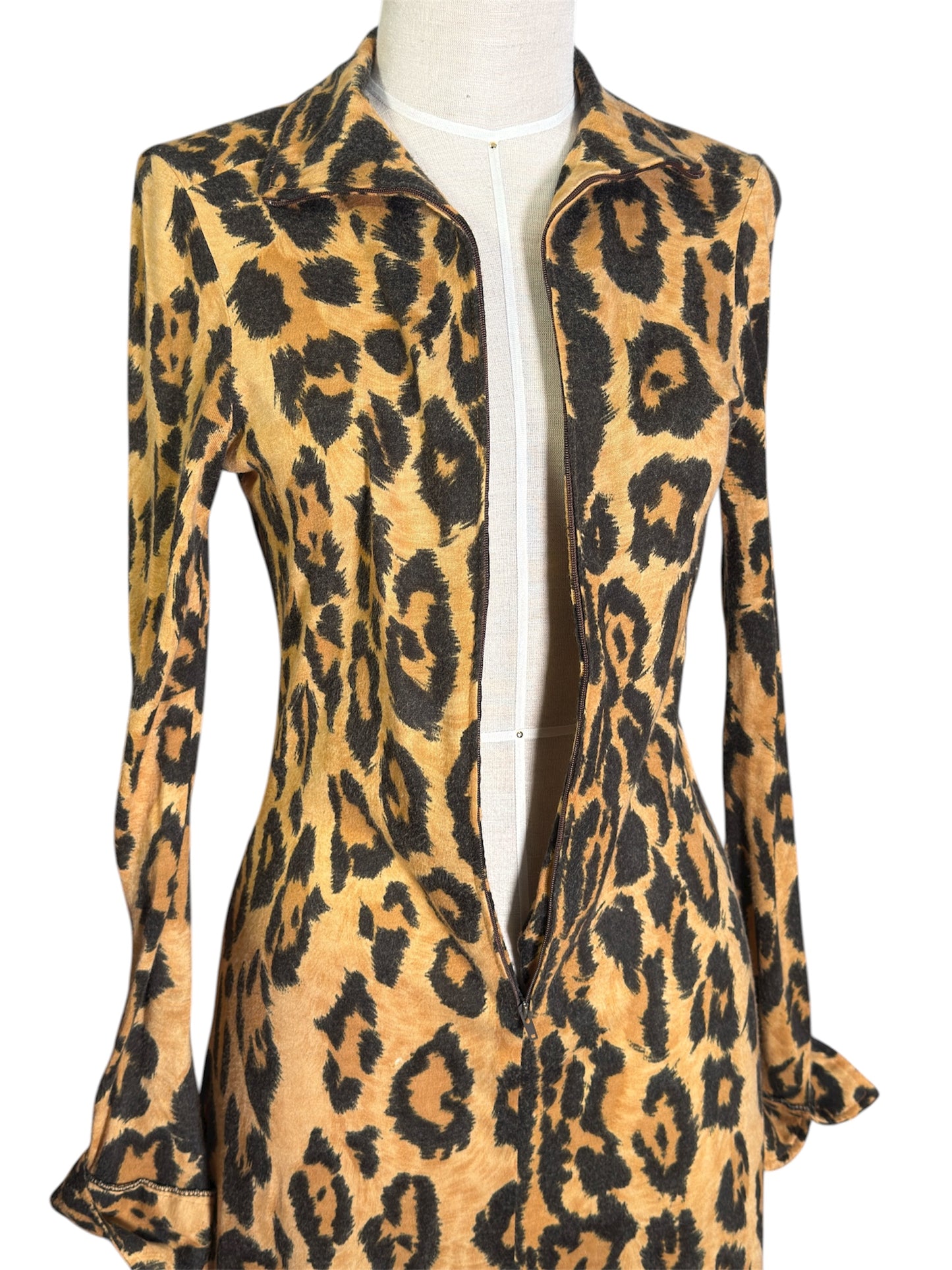 70s Diane Von Furstenberg Cheetah Print Dress