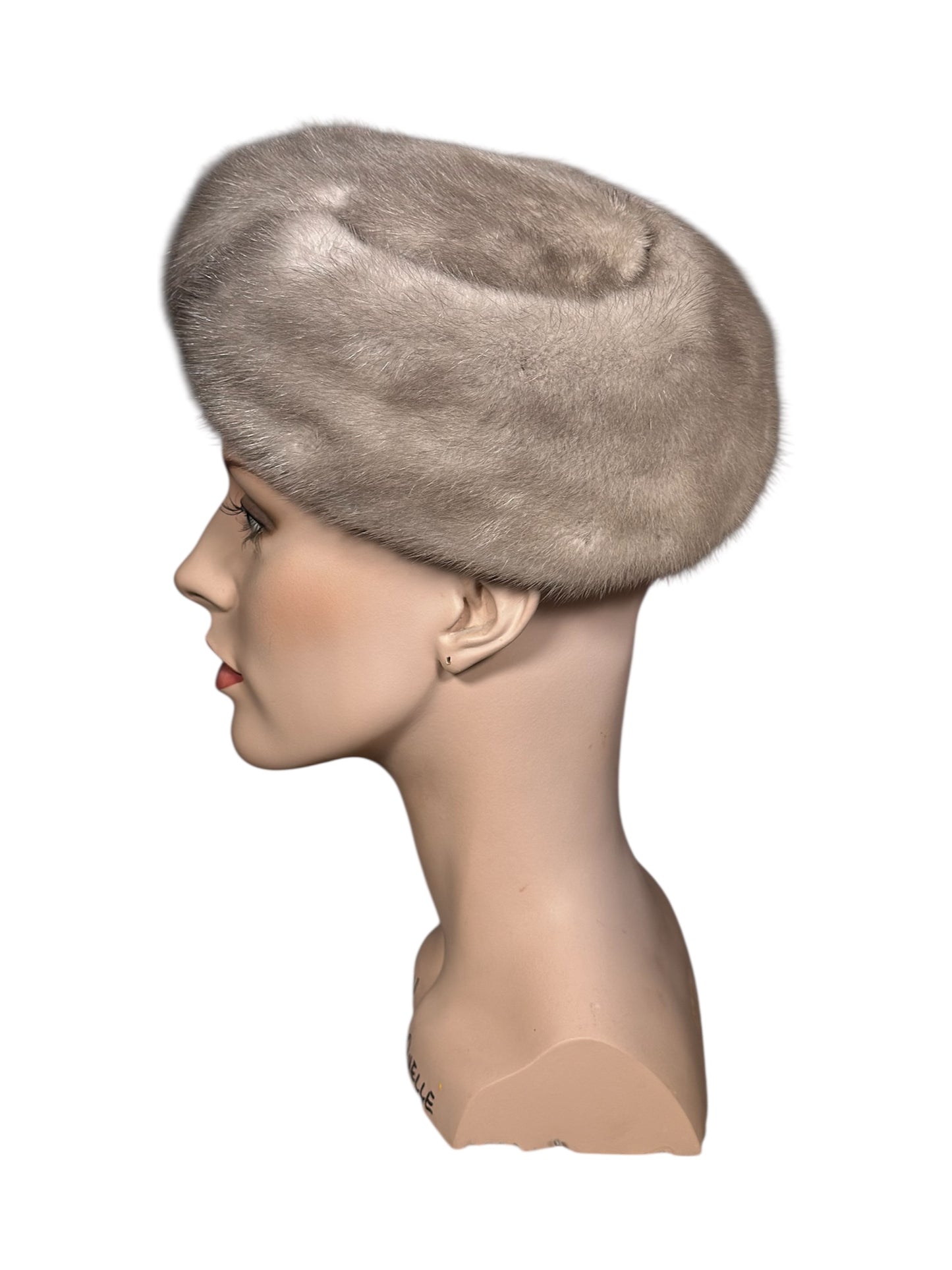 1960s Saks Fifth Avenue Wool And Mink Fur Trim Coat And Hat Set - NWT