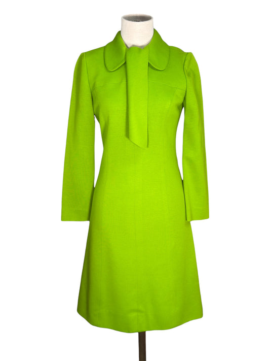 1970s Helgatique by Gene Roye Dress with Scarf