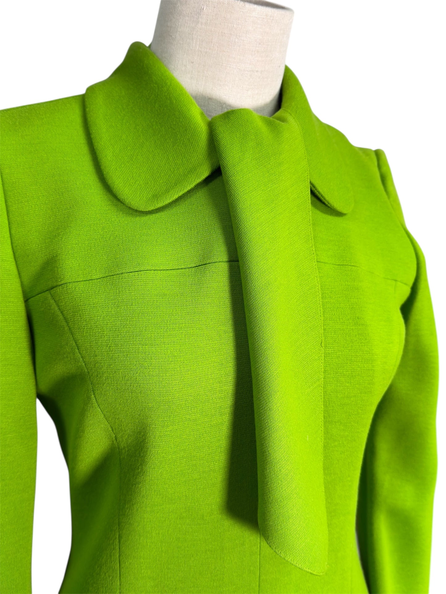 1970s Helgatique by Gene Roye Dress with Scarf