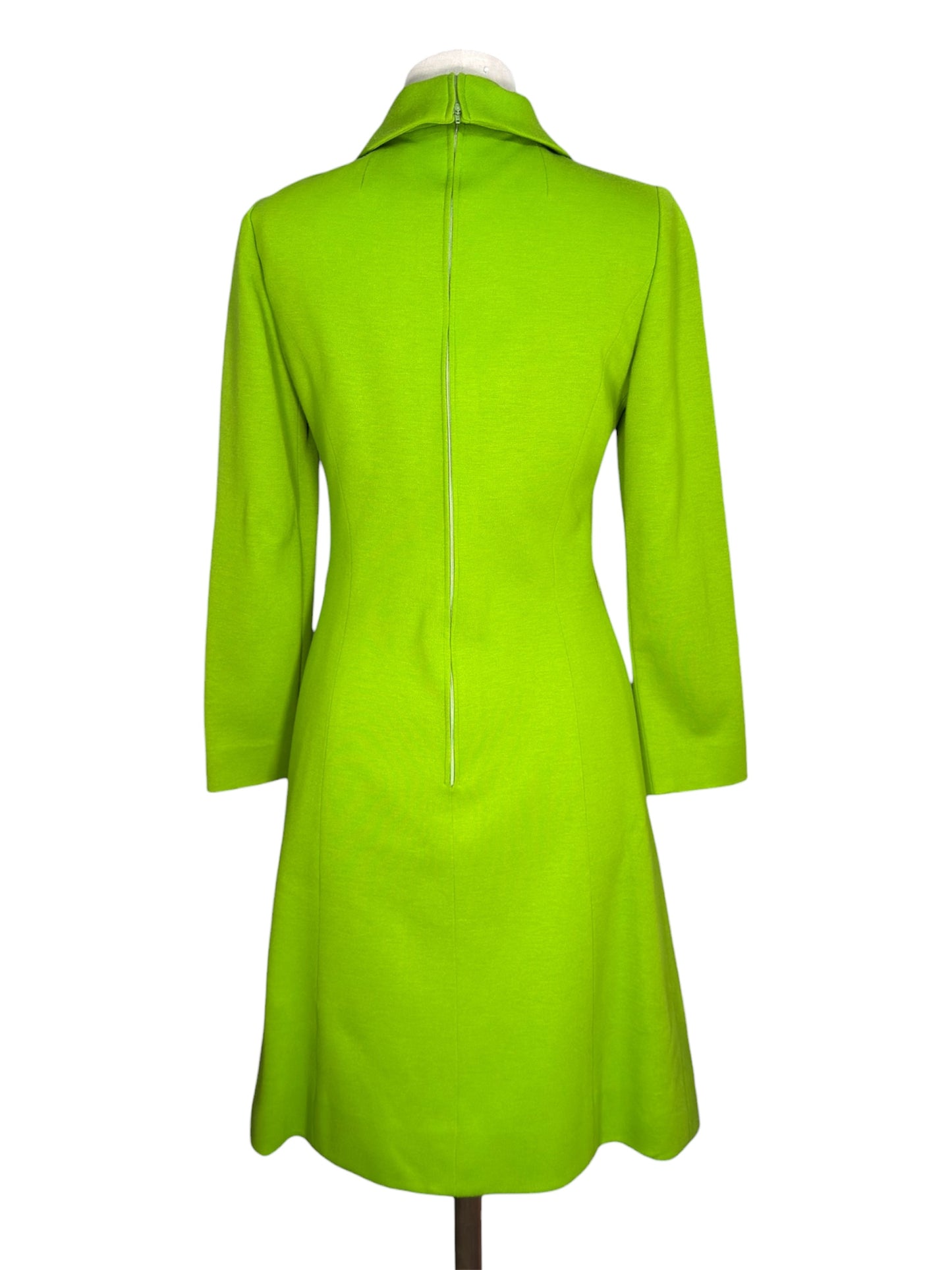 1970s Helgatique by Gene Roye Dress with Scarf