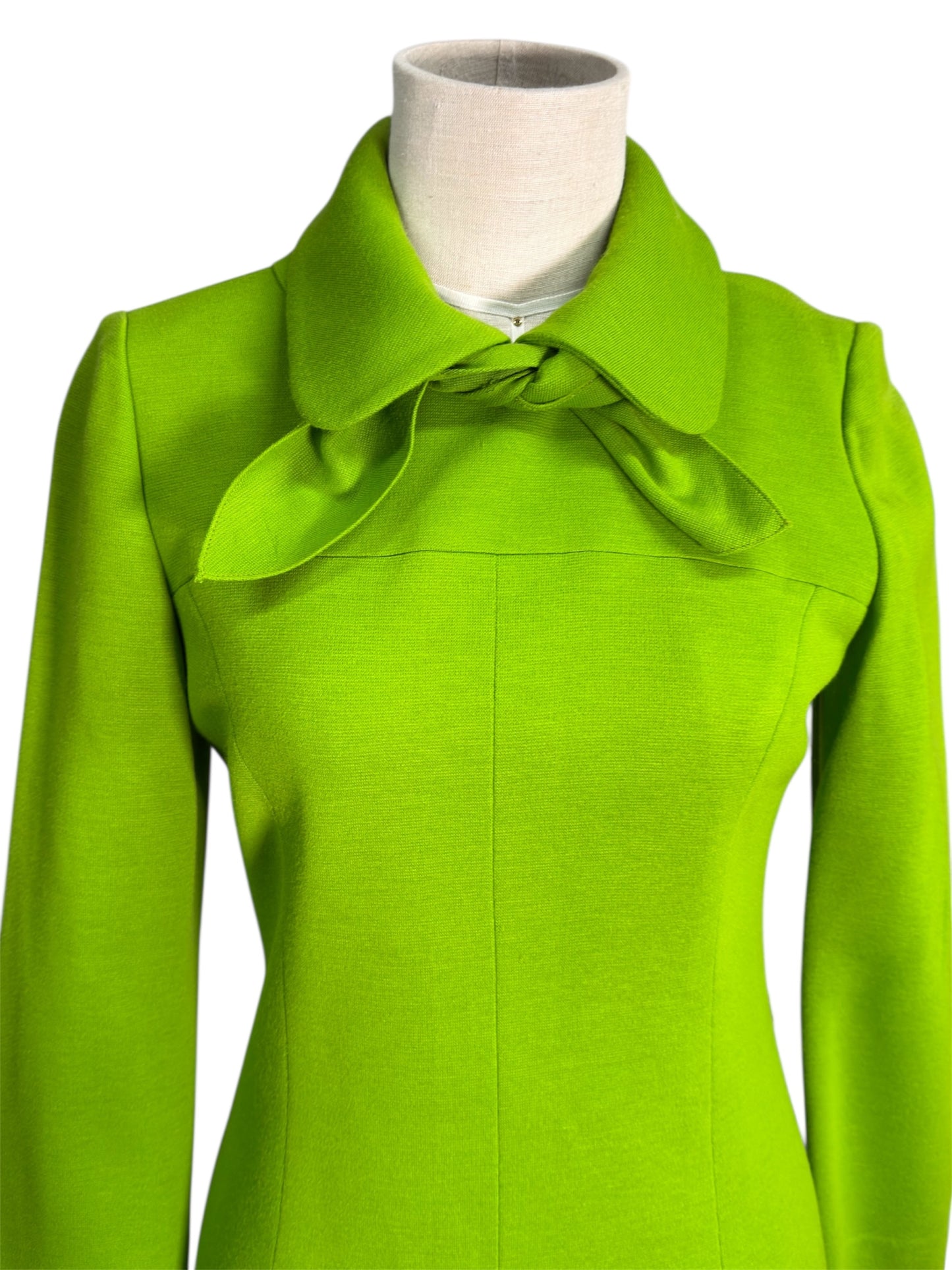 1970s Helgatique by Gene Roye Dress with Scarf