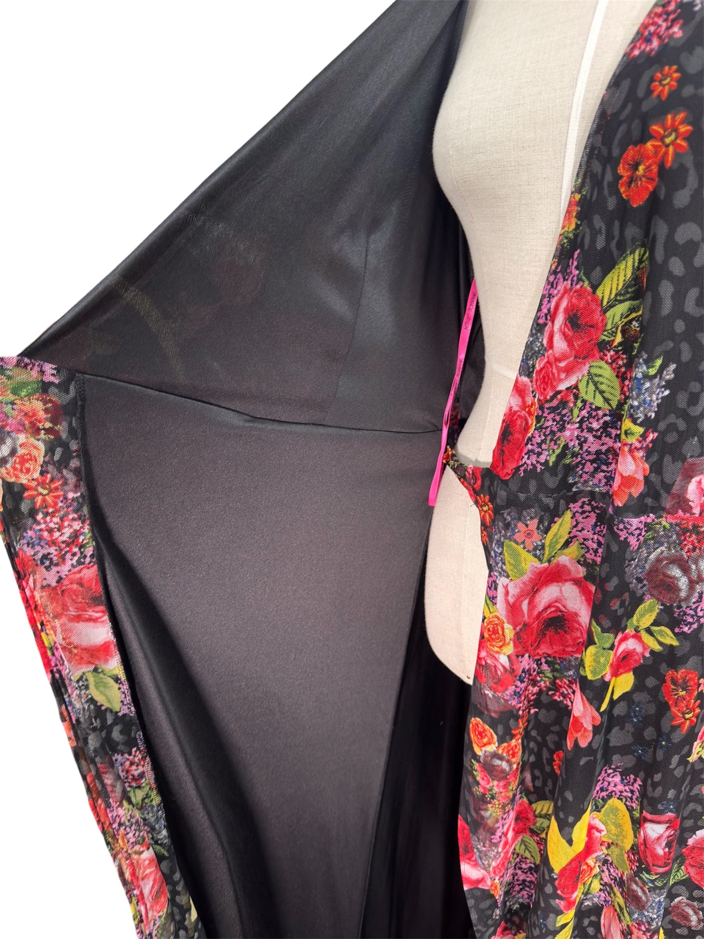 Modern Betsey Johnson Floral Maxi Wrap Dress - 10