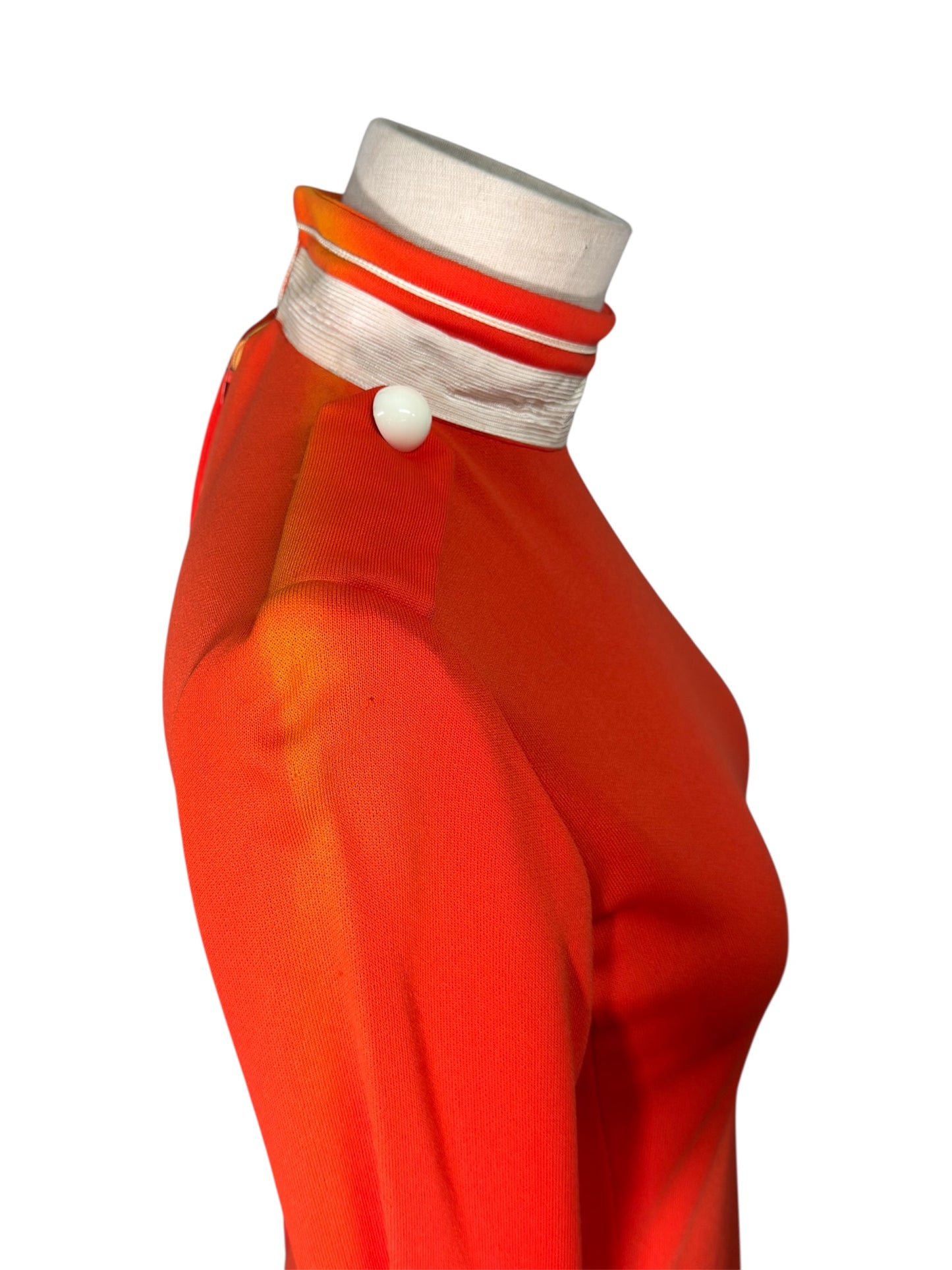 1960s Mod Michael Mott for Paraphernalia Orange Mini Dress