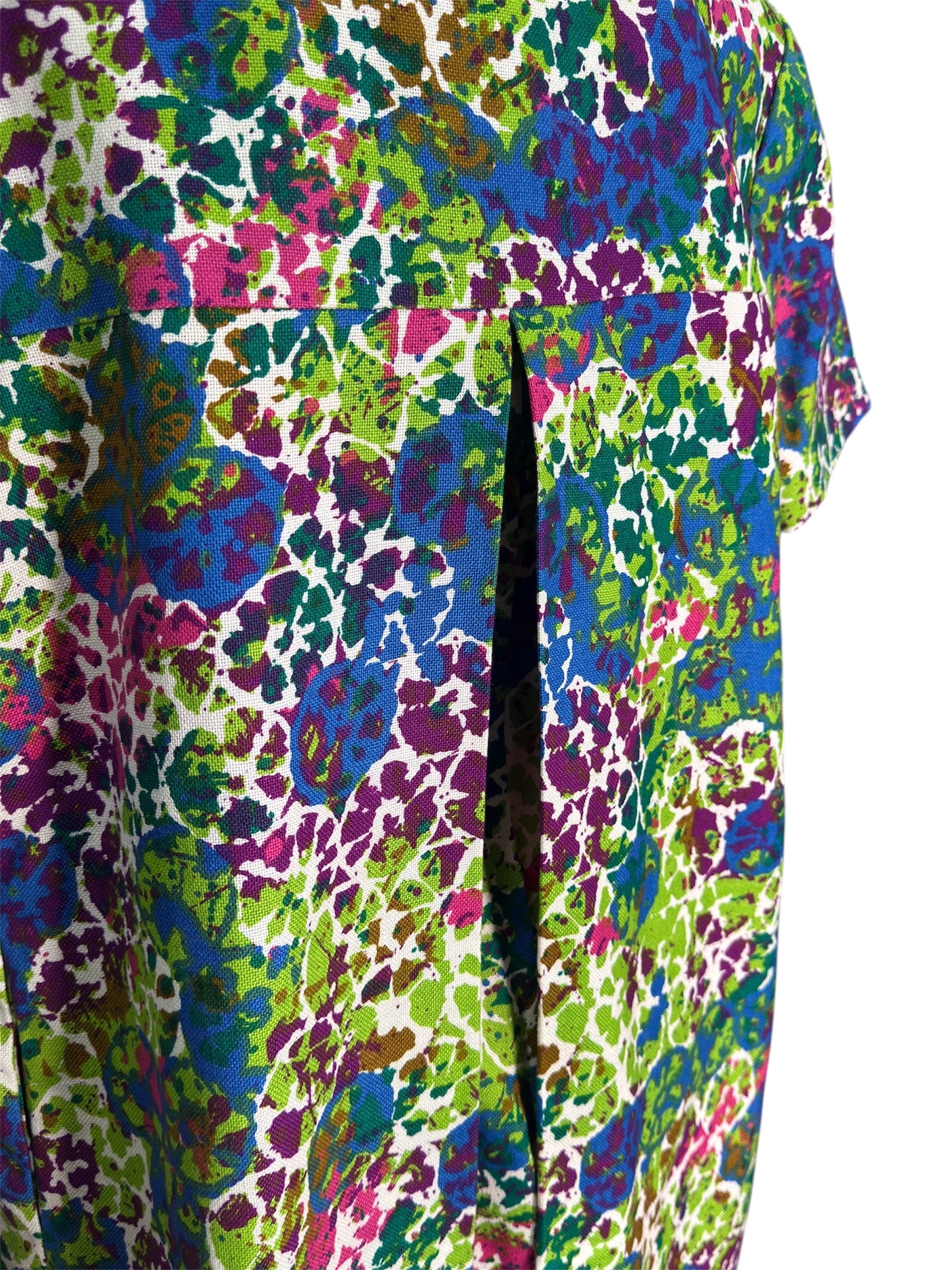 1960s Edith Flagg 2 Piece Dress and Jacket Abstract Multicolor Set
