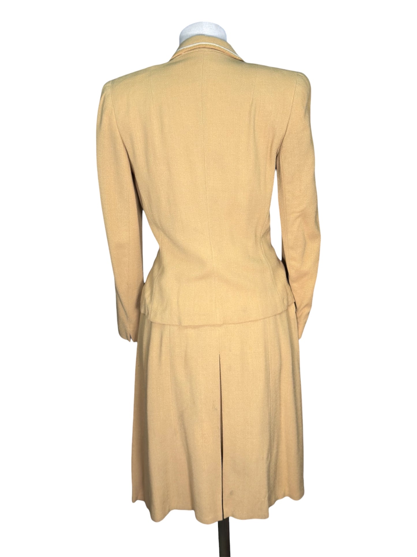 1940s Monarch Light Green Skirt Suit Set