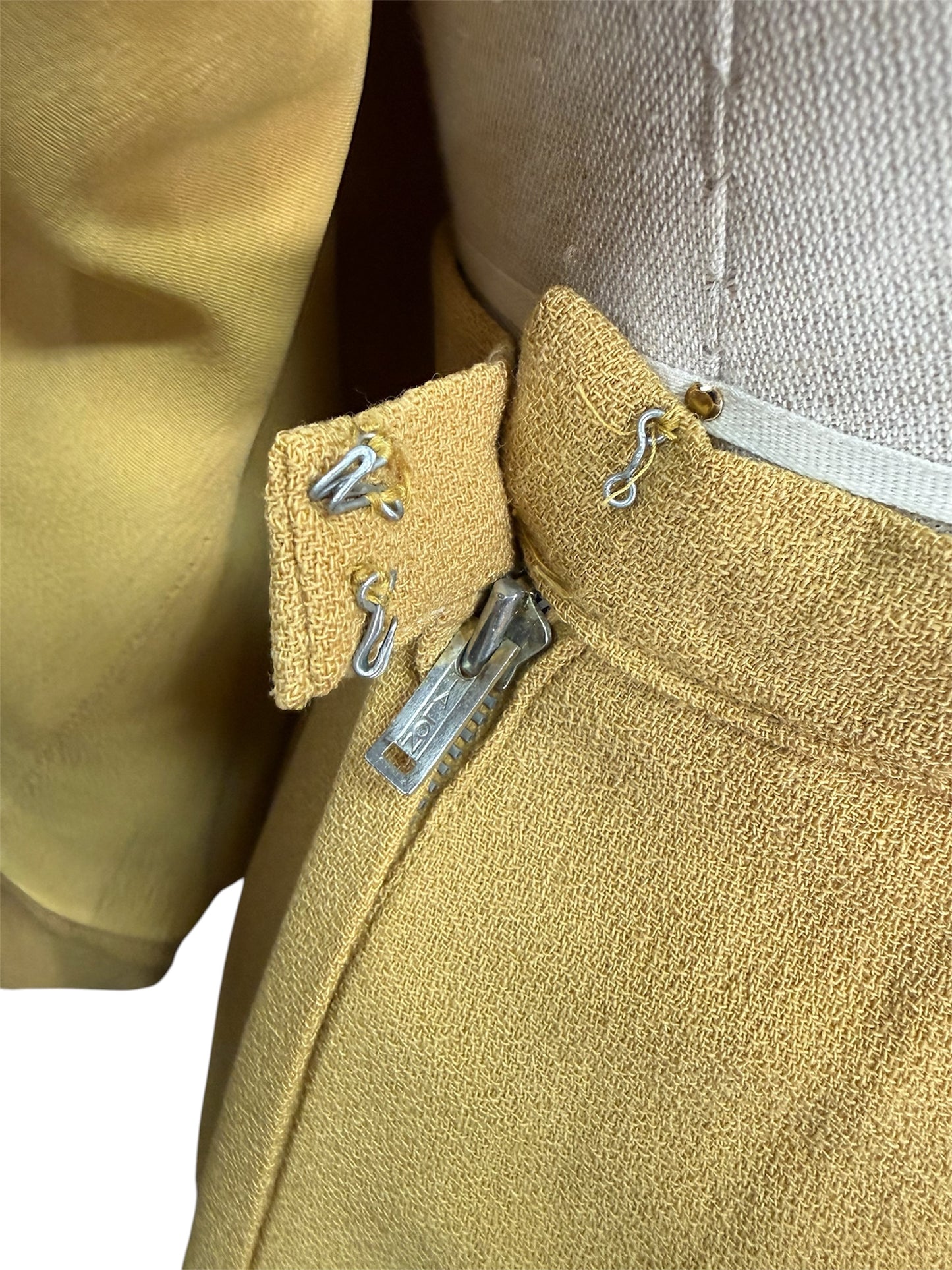 1940s Monarch Light Green Skirt Suit Set